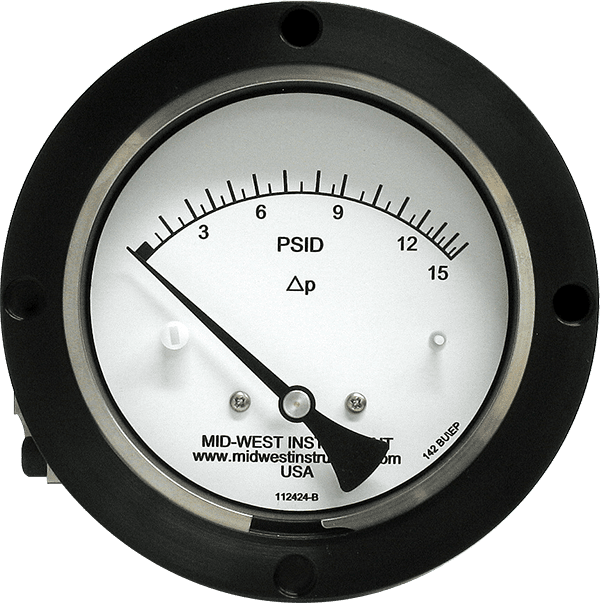 0-20 IN H2O Range 3/2/3% Full Scale Accuracy 1/4 FNPT Back Connection 2-1/2 Dial AA Diaphragm Type Mid-West 142-AA-00-O -20H Differential Pressure Gauge with Aluminum Body and 316 Stainless Steel Internals 3 1 Reed Switch in NEMA 4X/IP66 Enclosure 